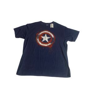 New Mens Marvel Captain America T-Shirt - Size XL